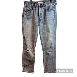 Denim Forum Aritzia The Dillon High‎ Rise Slim Denim Jeans 28L Size 29